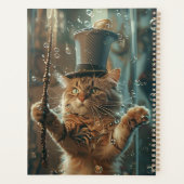 Customizable Whiskers Magical Cat Calendar Planer (Rückseite)