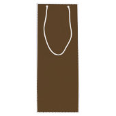 Customizable White & Black Elegant Minimalist Wine Geschenktüte Für Weinflaschen (Rückseite)