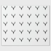 Customizable White-Tailed Deer Skull Geschenkpapier (Flach)