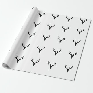 Customizable White-Tailed Deer Skull Geschenkpapier