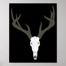 Customizable White-Tailed Deer Skull