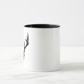 Customizable White-Tailed Deer Skull Tasse (Zentrum)