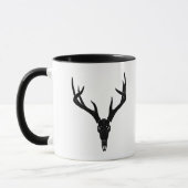 Customizable White-Tailed Deer Skull Tasse (Links)
