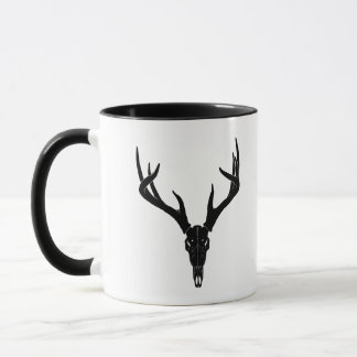 Customizable White-Tailed Deer Skull Tasse