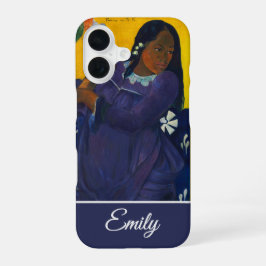 Customizable Woman with a Mango by Paul Gauguin iPhone 16 Hülle