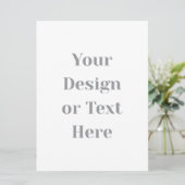 Customizable Your Design or Text Here Personalized (Stehend Vorderseite)