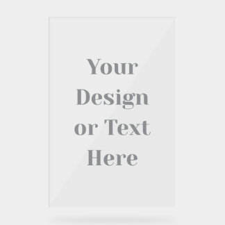 Customizable Your Design or Text Here Personalized Acrylschild