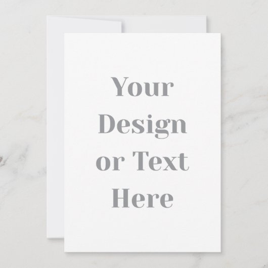 Customizable Your Design or Text Here Personalized Ankündigung (Vorderseite)