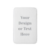 Customizable Your Design or Text Here Personalized Badematte (Vorderseite Vertikal)