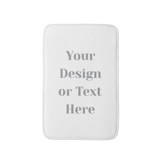 Customizable Your Design or Text Here Personalized Badematte (Vorderseite Vertikal)