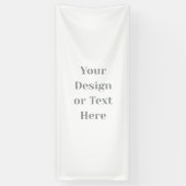 Customizable Your Design or Text Here Personalized Banner (Vertikal)