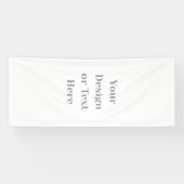 Customizable Your Design or Text Here Personalized Banner (Horizontal)