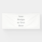 Customizable Your Design or Text Here Personalized Banner (Horizontal)
