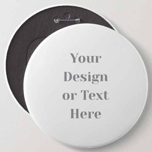 Customizable Your Design or Text Here Personalized Button (Vorne & Hinten)