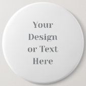 Customizable Your Design or Text Here Personalized Button (Vorderseite)