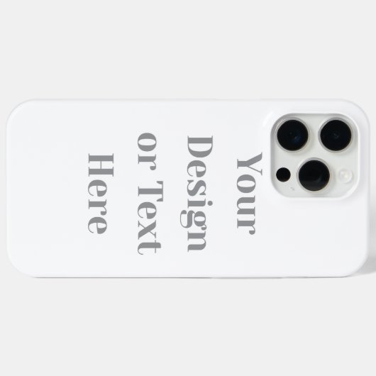 Customizable Your Design or Text Here Personalized Case-Mate iPhone Hülle (Rückseite (Horizontal))