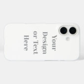 Customizable Your Design or Text Here Personalized Case-Mate iPhone Hülle (Rückseite (Horizontal))