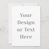 Customizable Your Design or Text Here Personalized Dankeskarte (Vorderseite)