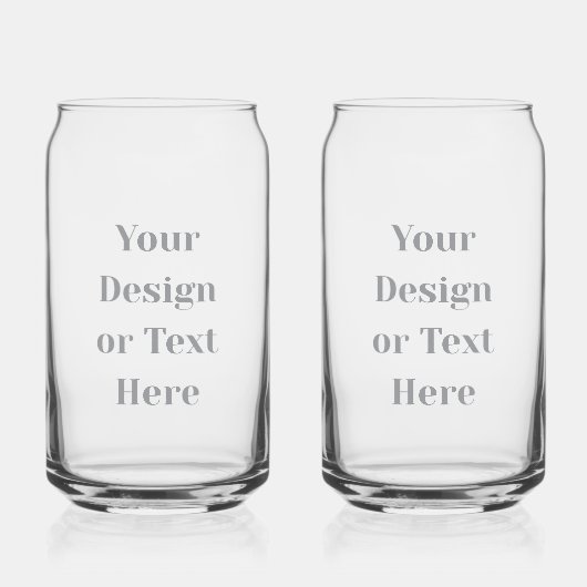Customizable Your Design or Text Here Personalized Dosenglas (Vorderseite)