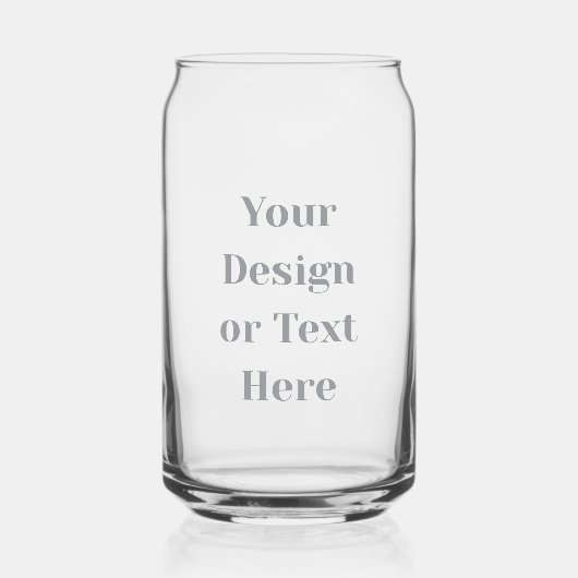 Customizable Your Design or Text Here Personalized Dosenglas (Vorderseite)