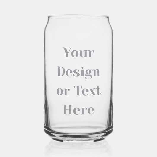 Customizable Your Design or Text Here Personalized Dosenglas (Rückseite)