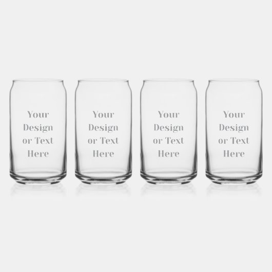Customizable Your Design or Text Here Personalized Dosenglas (Vorderseite)