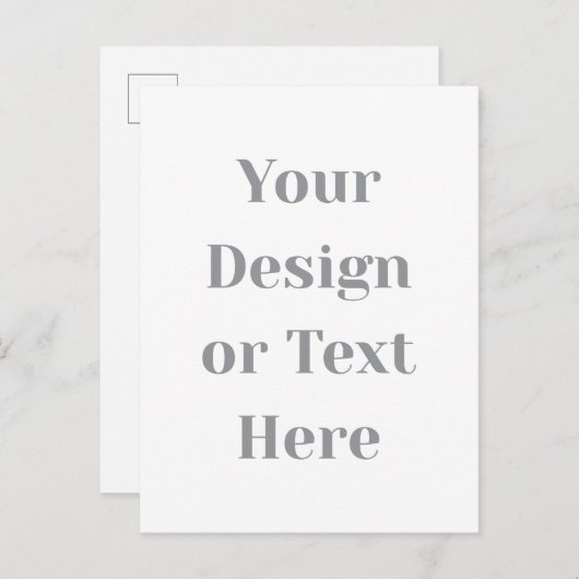 Customizable Your Design or Text Here Personalized Einladungspostkarte (Vorne/Hinten)