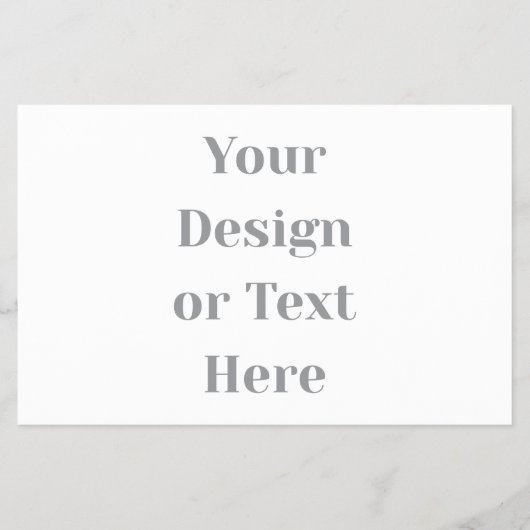 Customizable Your Design or Text Here Personalized Flyer (Vorne)