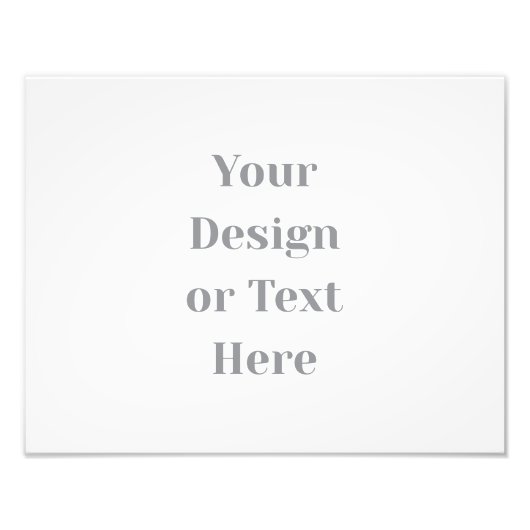 Customizable Your Design or Text Here Personalized Fotodruck (Vorne)