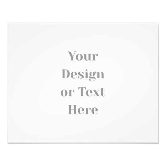 Customizable Your Design or Text Here Personalized Fotodruck (Vorne)
