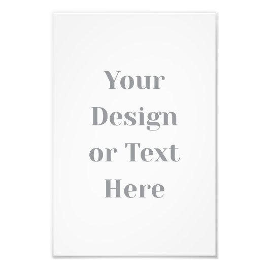 Customizable Your Design or Text Here Personalized Fotodruck (Vorne)