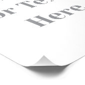 Customizable Your Design or Text Here Personalized Fotodruck (Ecke)