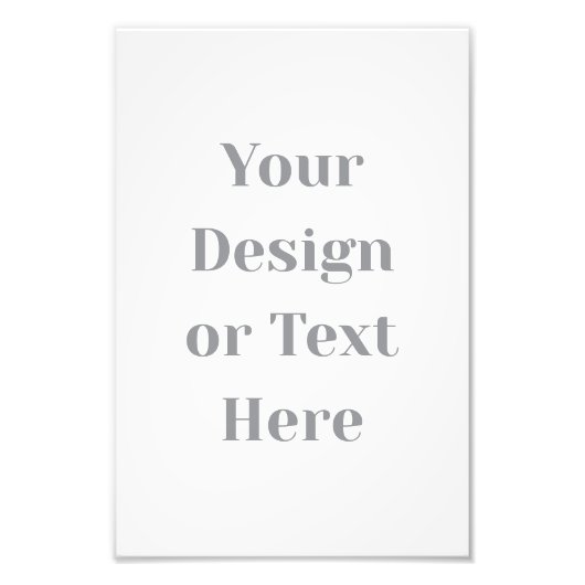 Customizable Your Design or Text Here Personalized Fotodruck (Vorne)