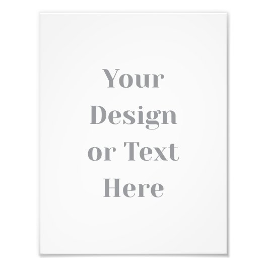 Customizable Your Design or Text Here Personalized Fotodruck (Vorne)