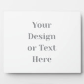 Customizable Your Design or Text Here Personalized Fotoplatte (Vorderseite)