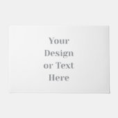 Customizable Your Design or Text Here Personalized Fußmatte (Vorderseite)