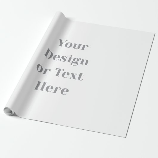 Customizable Your Design or Text Here Personalized Geschenkpapier (Ungerollt)