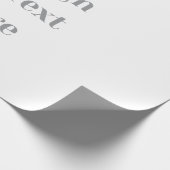 Customizable Your Design or Text Here Personalized Geschenkpapier (Ecke)