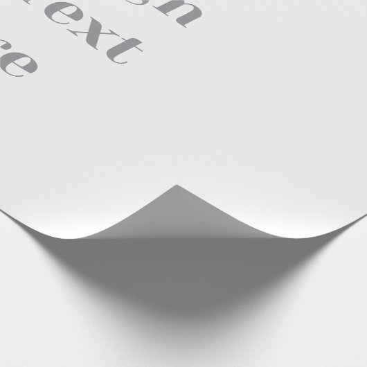 Customizable Your Design or Text Here Personalized Geschenkpapier (Ecke)