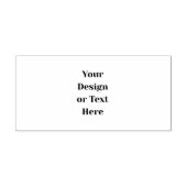 Customizable Your Design or Text Here Personalized Gummistempel (Prägung)