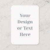 Customizable Your Design or Text Here Personalized Hinweiskarte (Vorderseite)