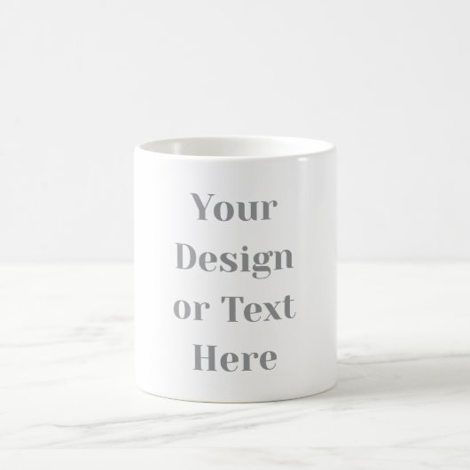 Customizable Your Design or Text Here Personalized Kaffeetasse (Mittel)
