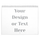 Customizable Your Design or Text Here Personalized Kalender (Titelbild)