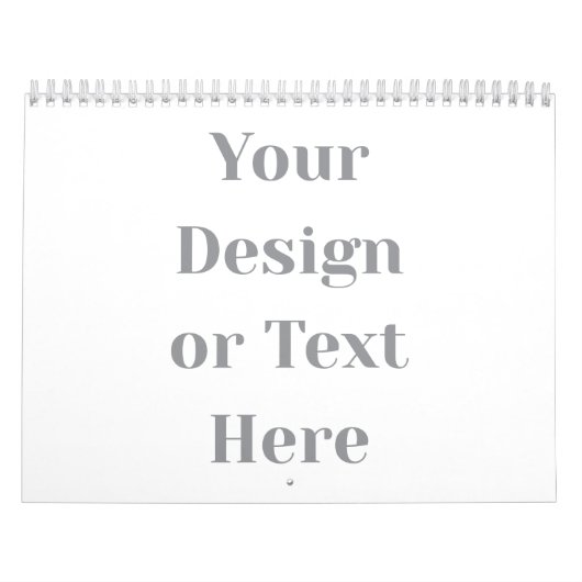 Customizable Your Design or Text Here Personalized Kalender (Titelbild)