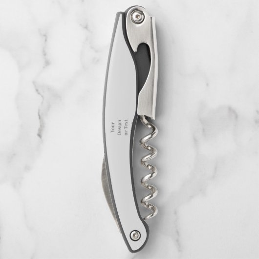 Customizable Your Design or Text Here Personalized Kellnermesser (Rückseite)