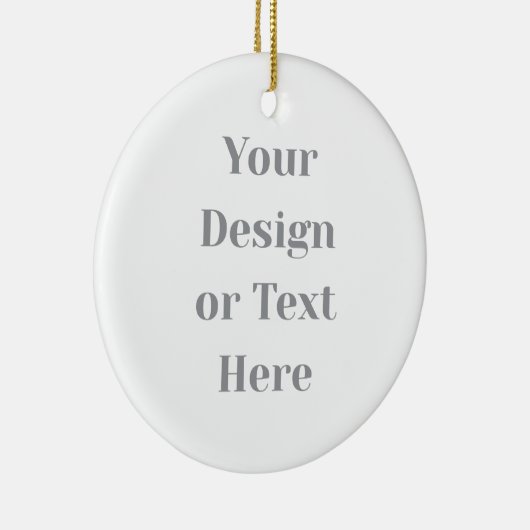 Customizable Your Design or Text Here Personalized Keramik Ornament (Rechts)