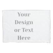 Customizable Your Design or Text Here Personalized Kissenbezug (Vorderseite)