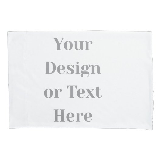 Customizable Your Design or Text Here Personalized Kissenbezug (Vorderseite)