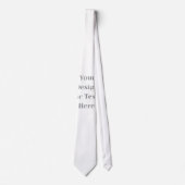 Customizable Your Design or Text Here Personalized Krawatte (Vorderseite)