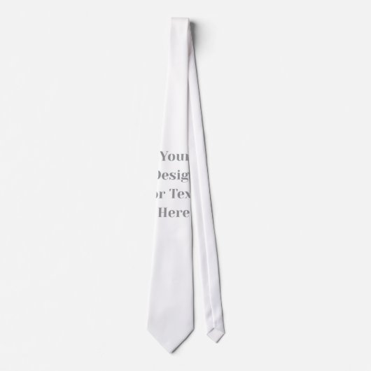 Customizable Your Design or Text Here Personalized Krawatte (Vorderseite)